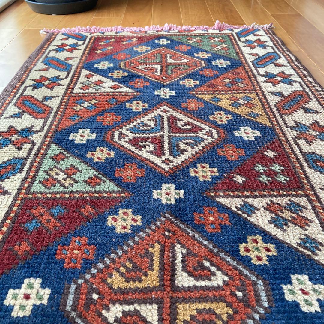 ヴィンテージラグ　トライバルラグ　ターキッシュラグ