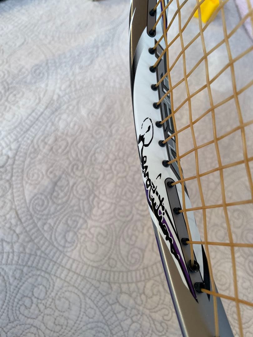【廃盤レア美品】YONEX NANOFORCE 8V ソフトテニスラケット 紫