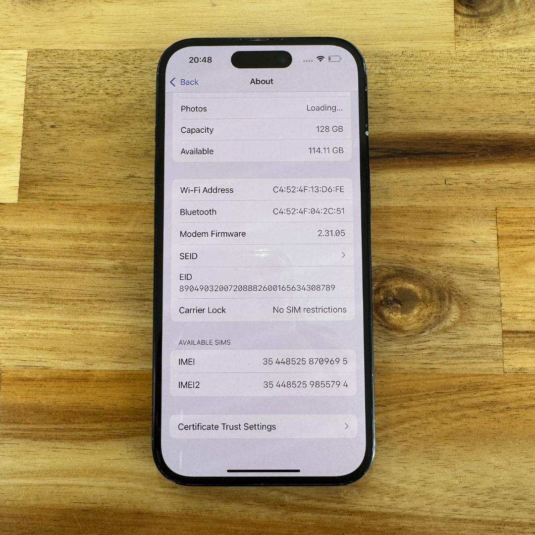 Apple｜iPhone 15 128GB ブラック｜SIMフリー