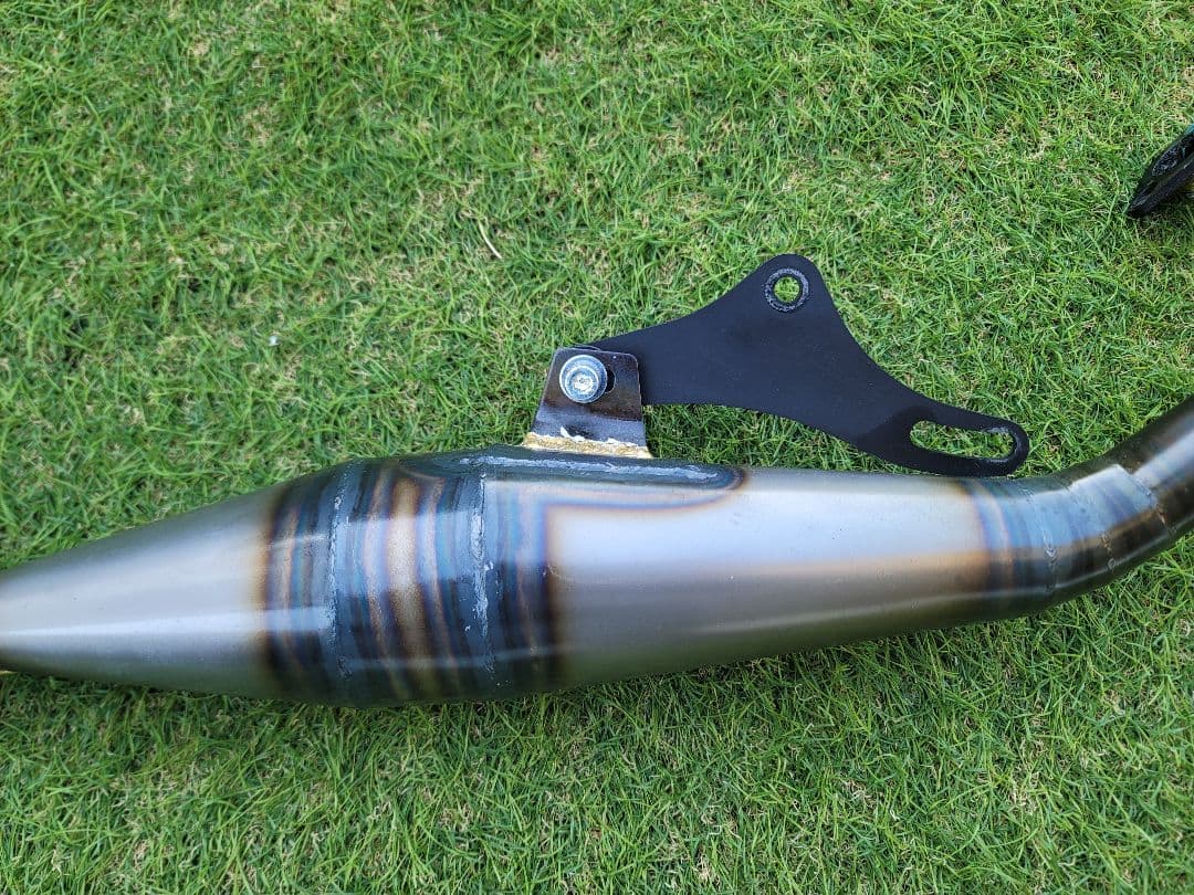 スズキ レッツ2 ZZ ストレートチャンバー マフラー ORM コンドラー