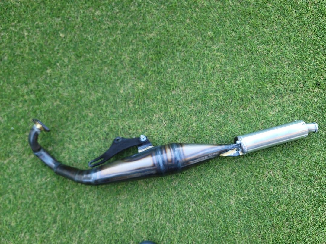 スズキ レッツ2 ZZ ストレートチャンバー マフラー ORM コンドラー