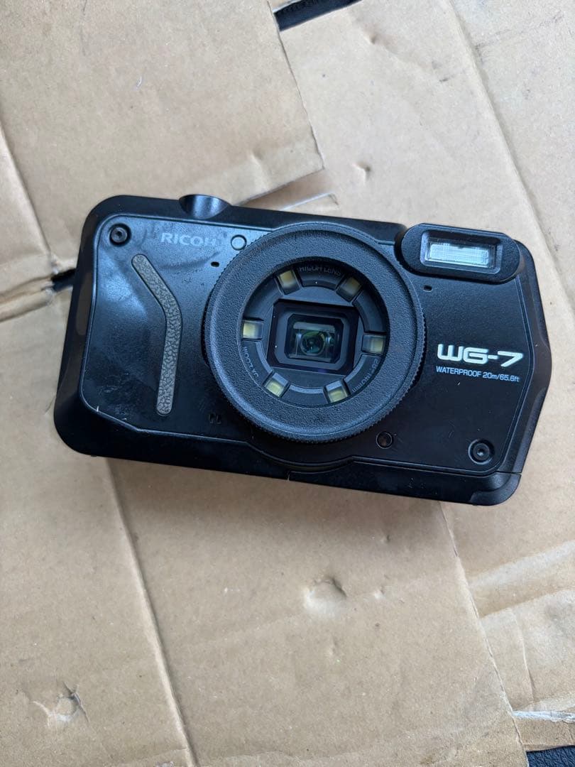 RICOH WG-7 ブラック コンパクトデジタルカメラ リコー 本格防水