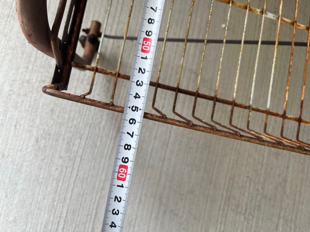 ビンテージアイアンラックワイヤーラック インダストリアルジャンクガーデン