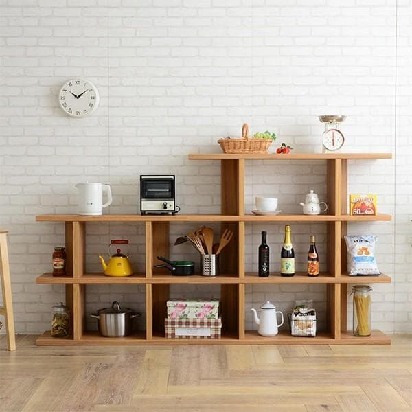 ロータイプ90cm幅　★超特価★佐藤産業　4FUL Fizz シェルフ 3