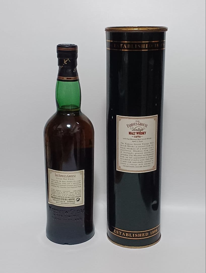 フェイマスグラウス ヴィンテージモルト 12年 1989