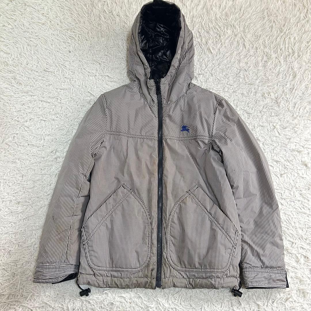 17774✨バーバリーブラックレーベル リバーシブルキルティングダウンジャケット