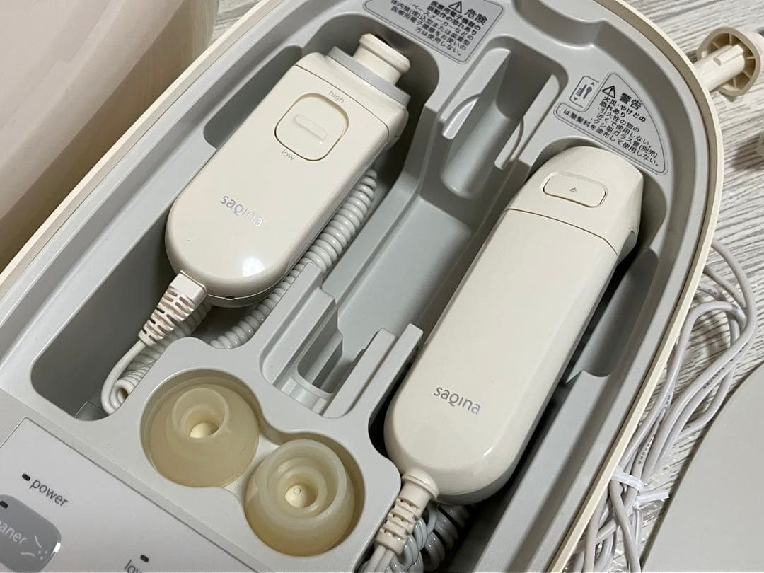 saqina 美顔器 スチーム機能付き　フヨウサキナ　pino