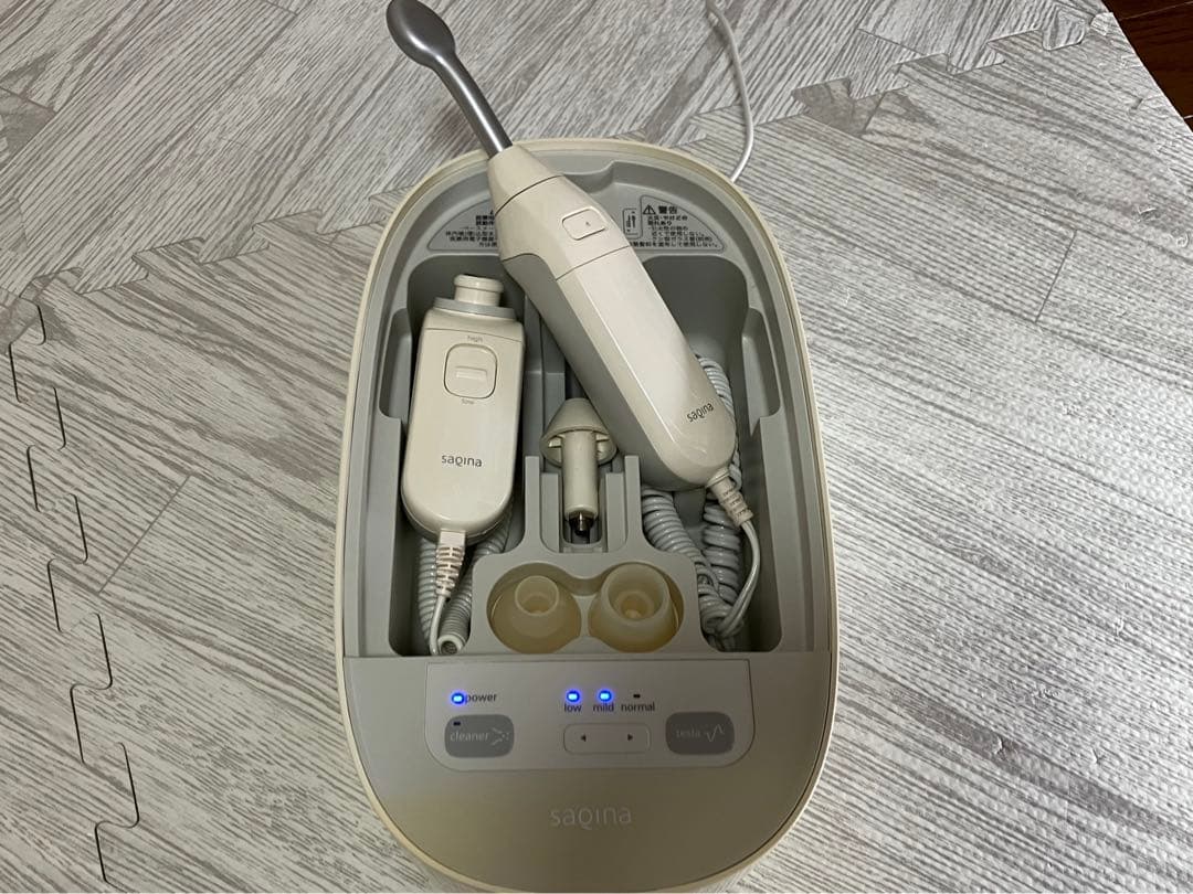 saqina 美顔器 スチーム機能付き　フヨウサキナ　pino