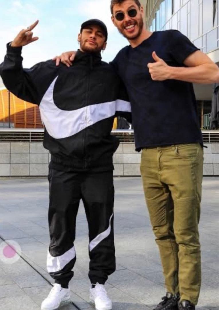 最終値下げ　美品　Nike スウッシュ　セットアップ上M下S