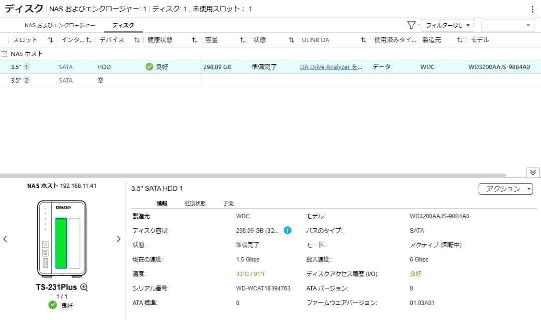 QNAP／TS-231+