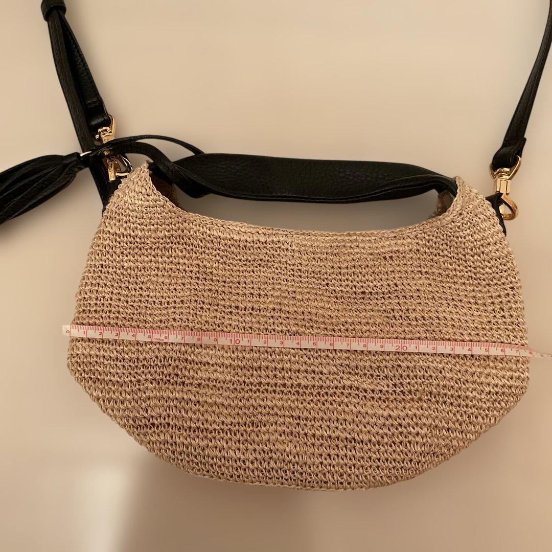 美品、ヴィオラドーロ、VIOLAd’ORO、ハンド、ショルダーバッグ、カゴバッグ