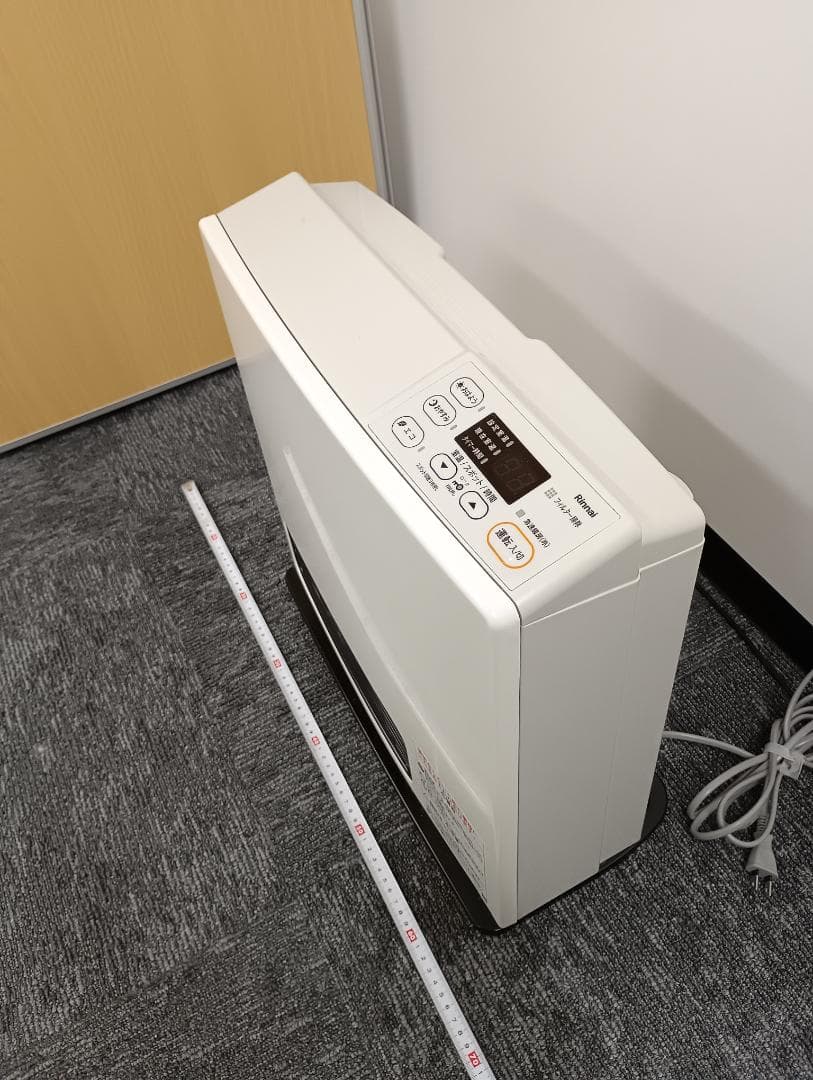 ガスファンヒーター　リンナイ　SRC-365E　都市ガス用　2022年製