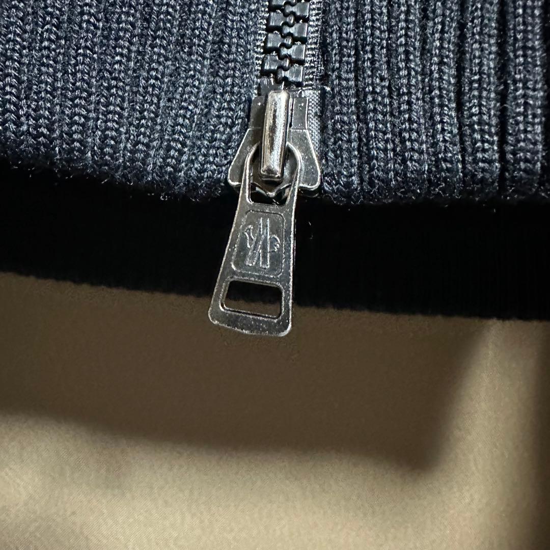 けいろくさま　モンクレール ハイブリッドダウン カーディガン マグリア 黒 M