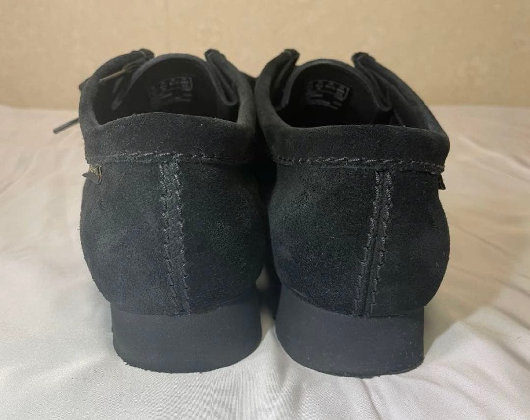 オ*ヤ様 Clarks クラークス ワラビー ゴアテックス 黒 UK7.5 25