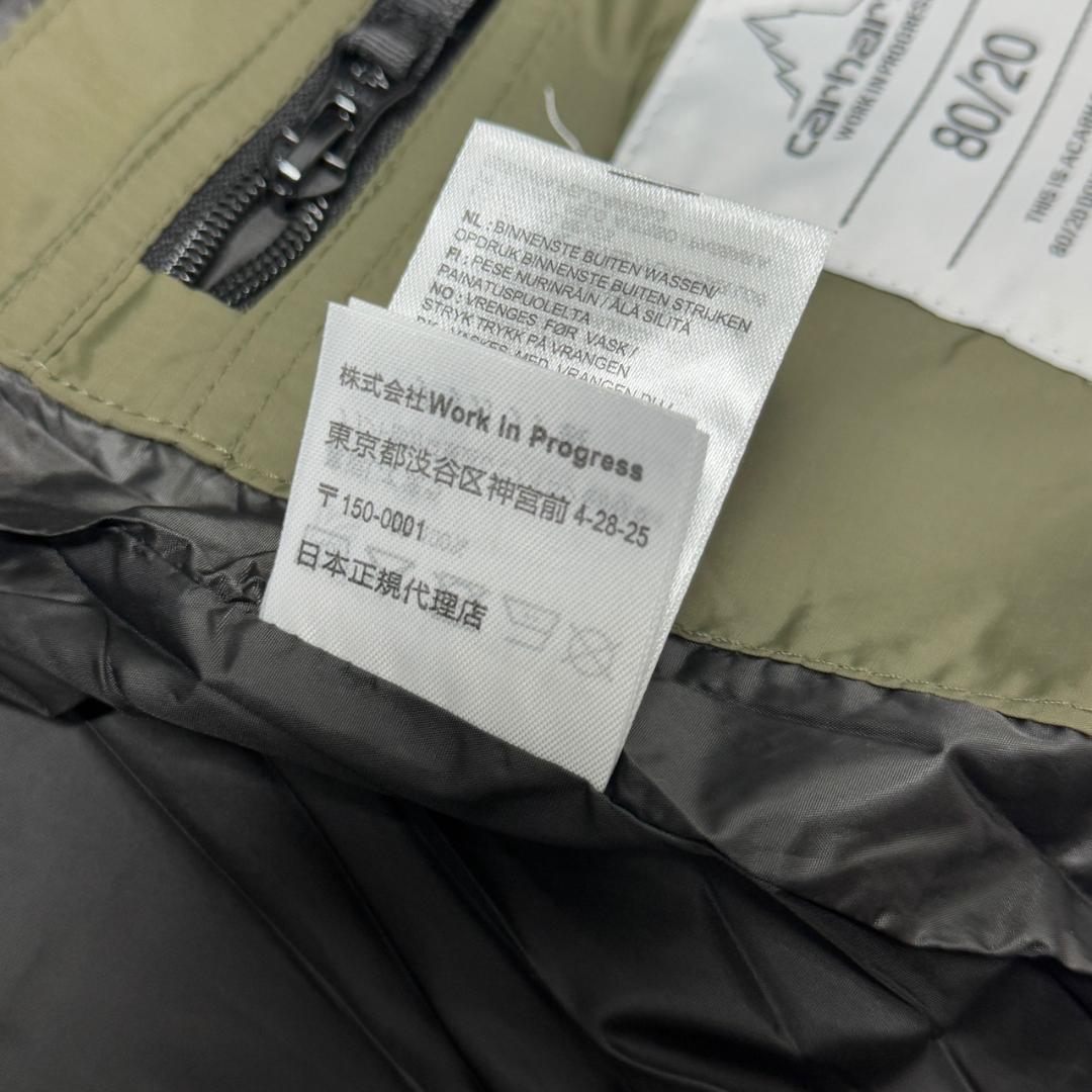 ダウンジャケット オリーブグリーン/ブラック
