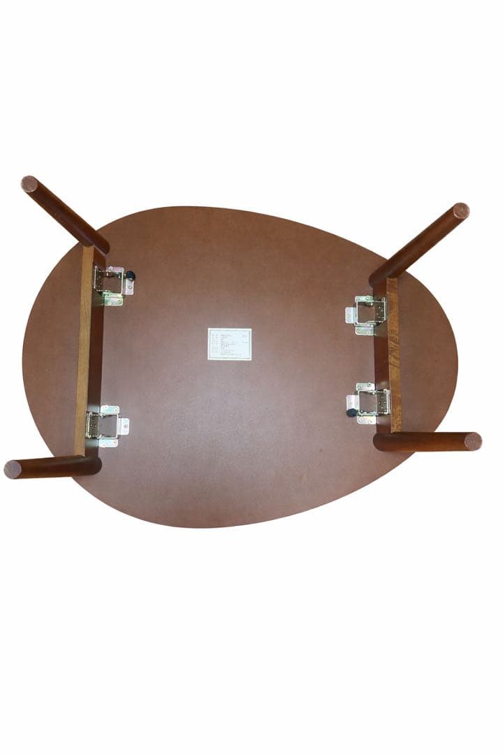 YR-677 折りたたみテーブル ブラウン 80cm