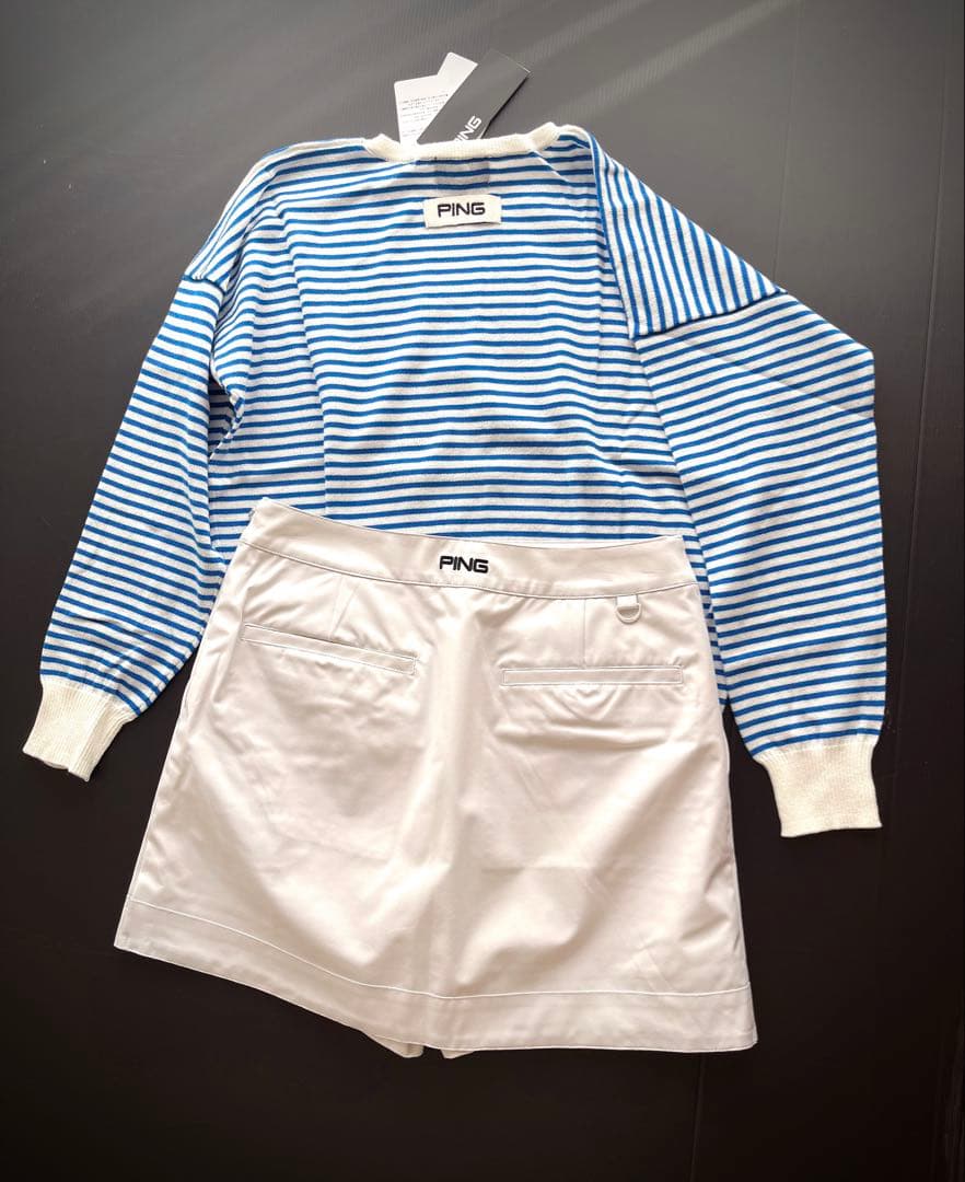【新品タグ付き】PING 上下セット　セーター　スカート