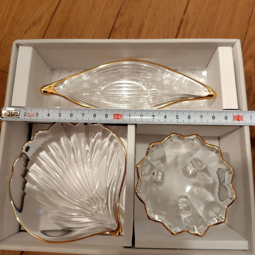 WACO 銀座和光　ガラス小鉢　3点セット