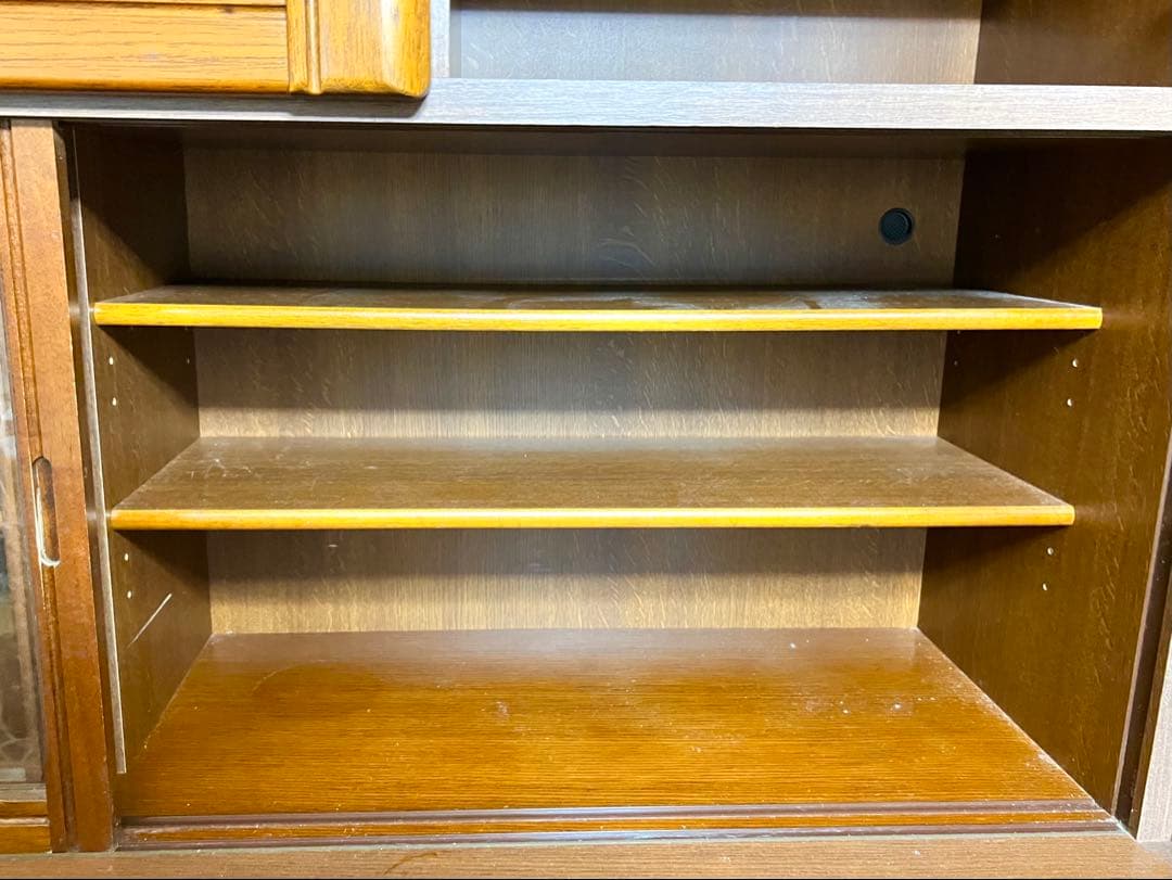 【最安値】水屋箪笥 欅茶箪笥 食器棚 キャビネット 古民家 アンティーク 和家具