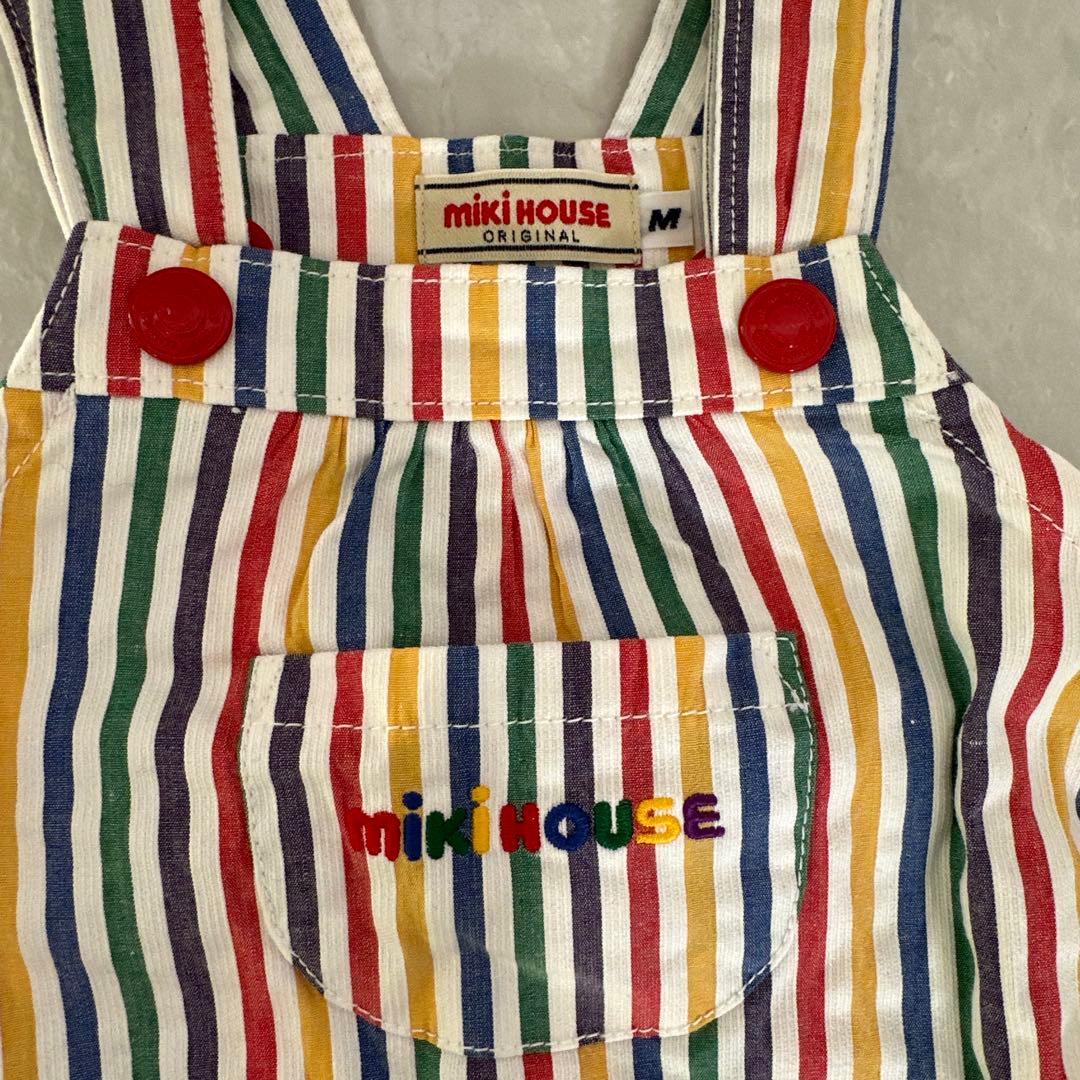 【新品未使用】ミキハウス mikihouse ロンパース　ダルマオール　サイズM