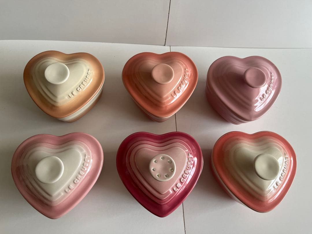 ルクルーゼ　ラムカンダムール　L 限定ピンク系　6色　おまとめ6個