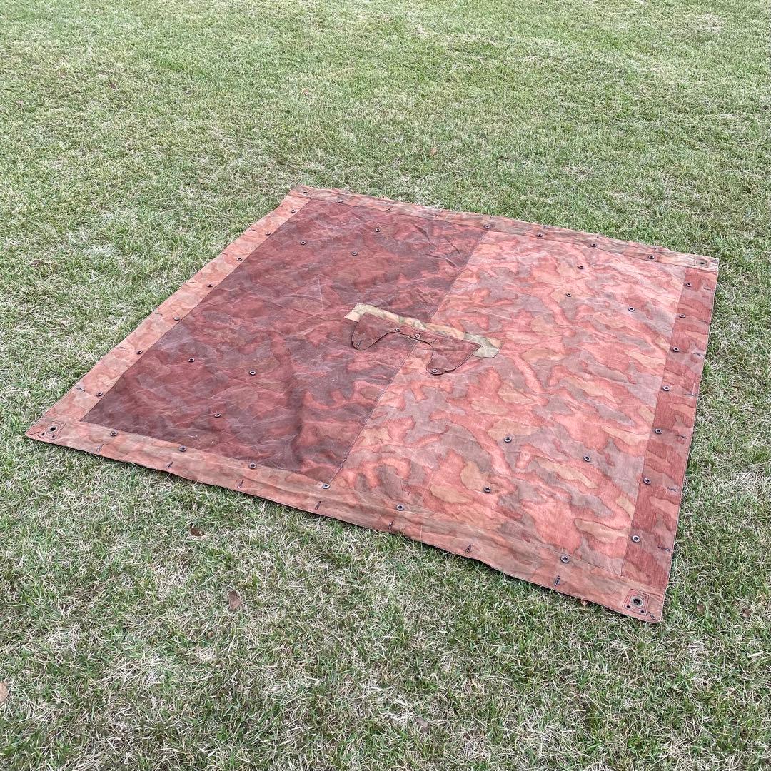 【入手困難】イタリア軍幕　サンマルコ迷彩　１枚　テント　ミリタリー　野営