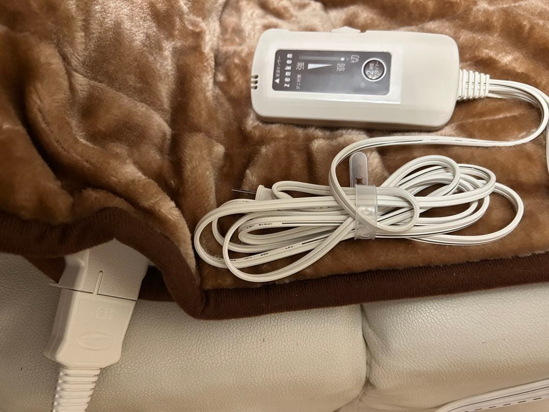 電磁波99%カットゼンケン一人用電熱マットタイマー機能付[ZMT-75CT]