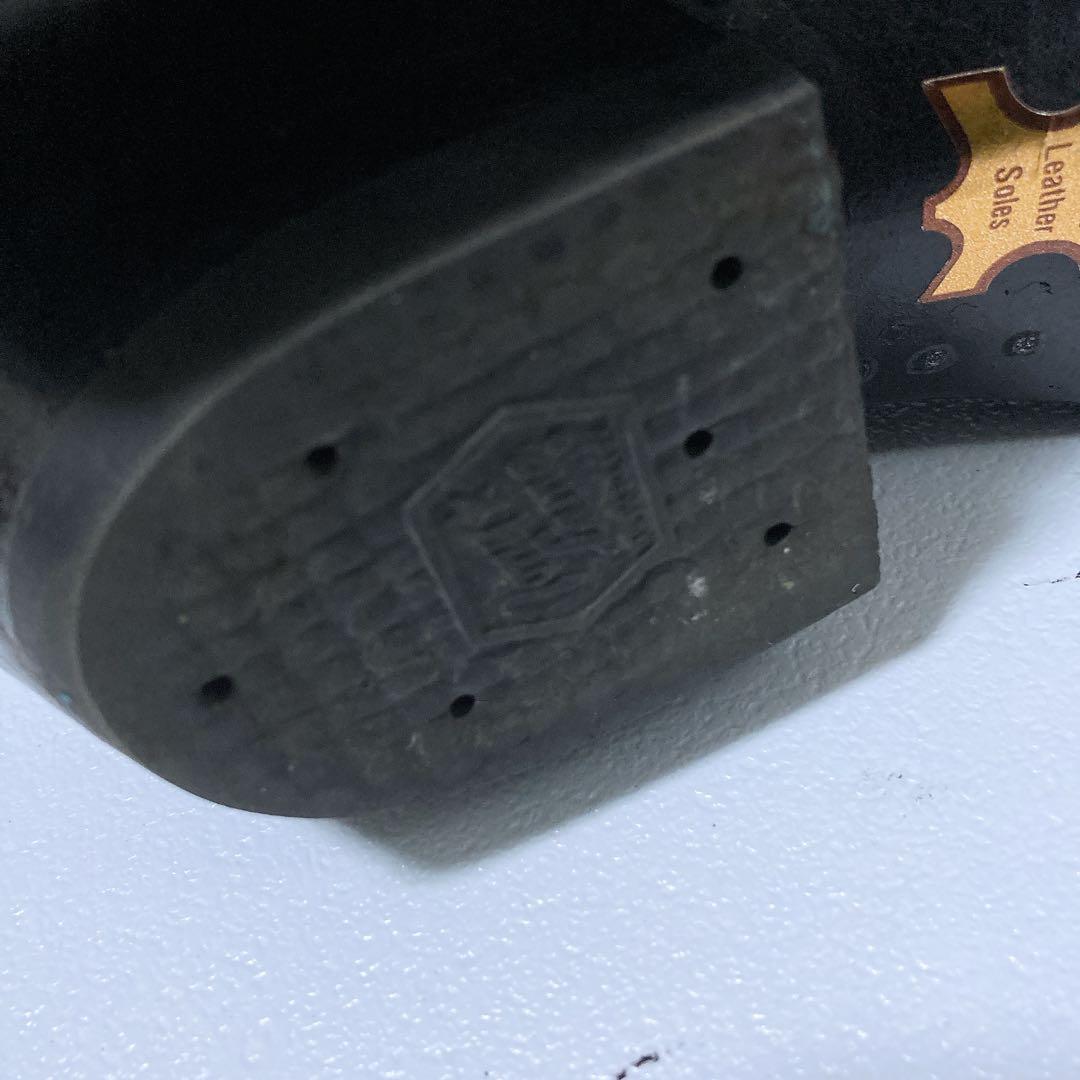 名作 トニーラマ ウエスタンブーツ カウボーイ 26.5 本革 シボ ブラック