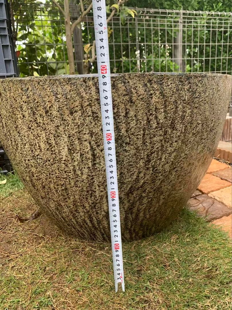 特大睡蓮鉢　金魚　メダカ飼育鉢　内径51約cm