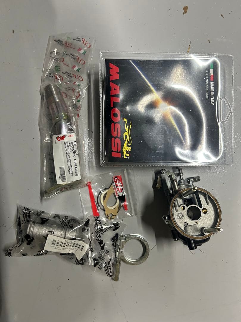 ベスパ　MALOSSI Z1 キャブレターセット　ビックキャブ