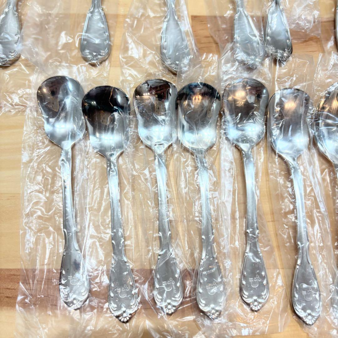 【未使用】ノリタケ カトラリー　スプーン＆フォーク　花柄　49本　大量