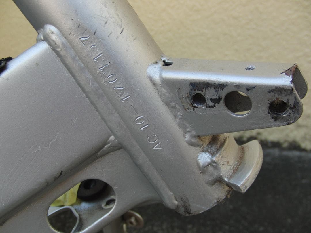 ★NSR50/80 後期型フレーム カット無し、サイドスタンドステー付 書付！