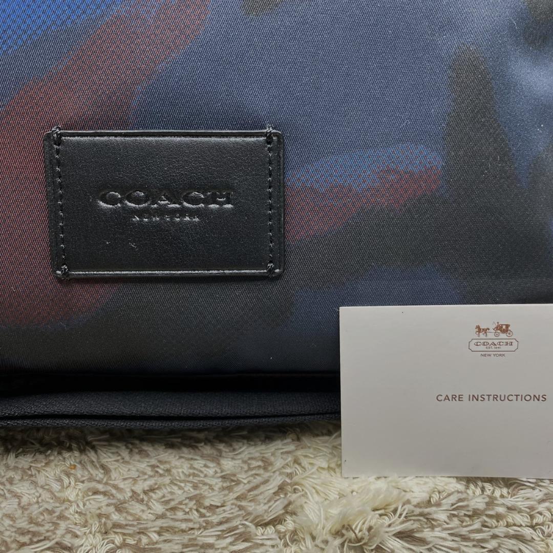 コーチ 迷彩柄 COACH ショルダーバッグ 37614 /ブルーカモフラージュ