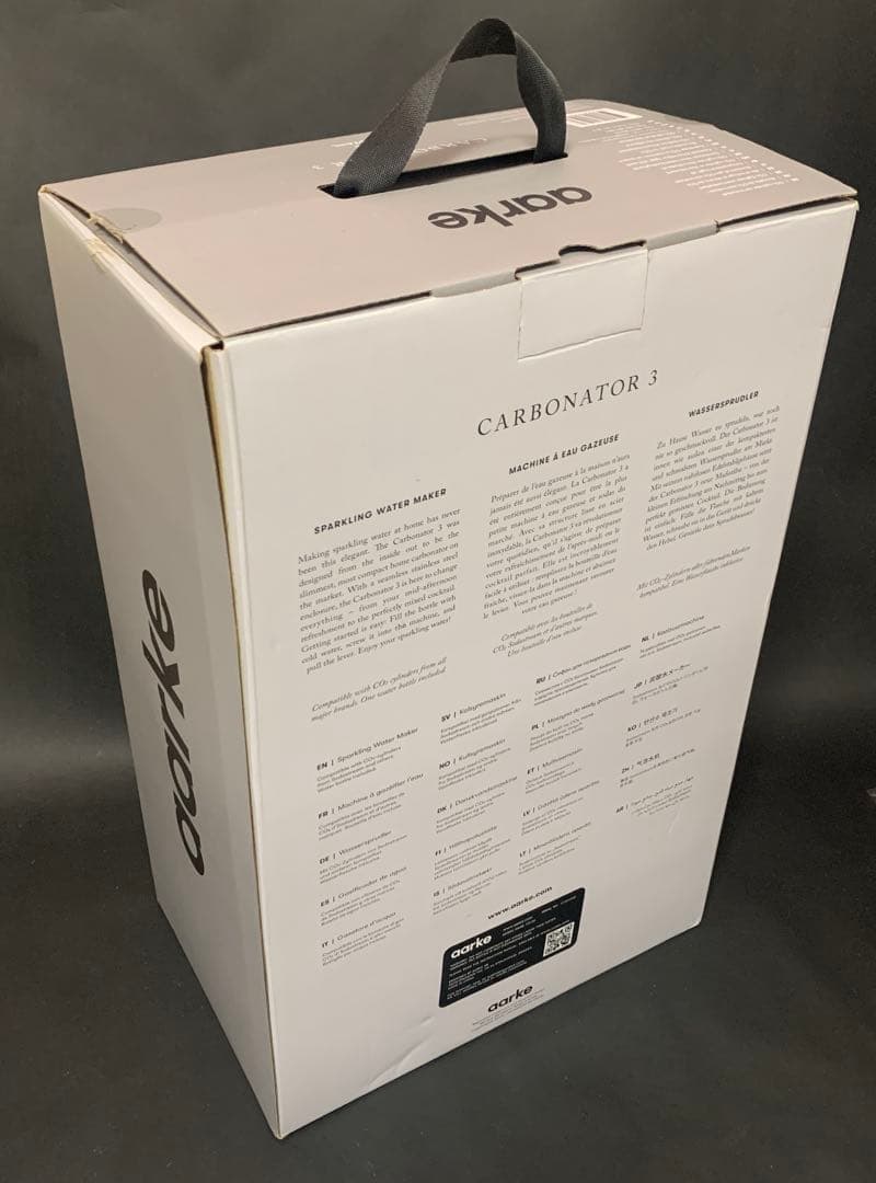 aarke CARBONATOR 3 炭酸水メーカー 本体ほぼ未使用　ボトル無し