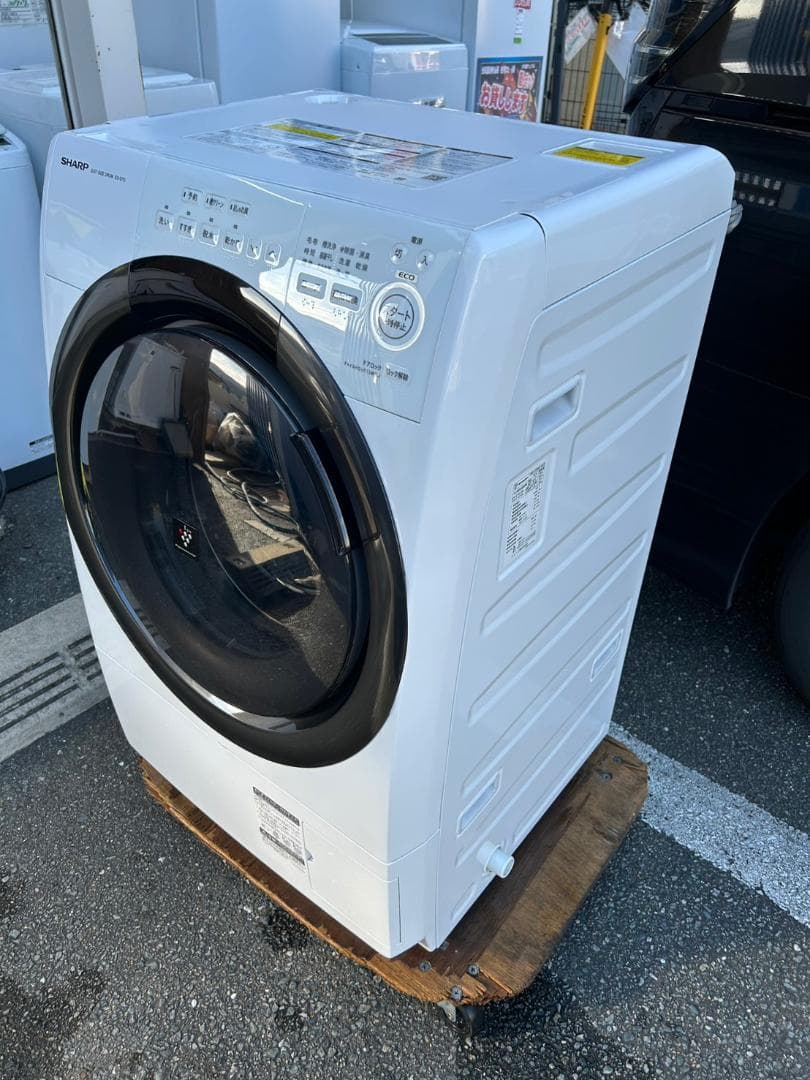 ドラム式洗濯機 シャープ 2022年 ES-S7G 洗濯7㎏ 乾燥3.5㎏