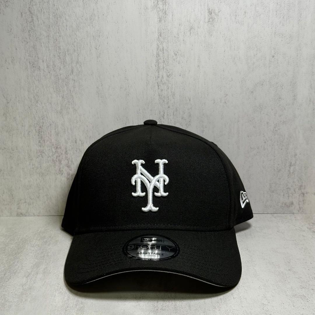 【海外限定モデル】 メッツ 9FORTY A-Frame ブラック キャップ ④
