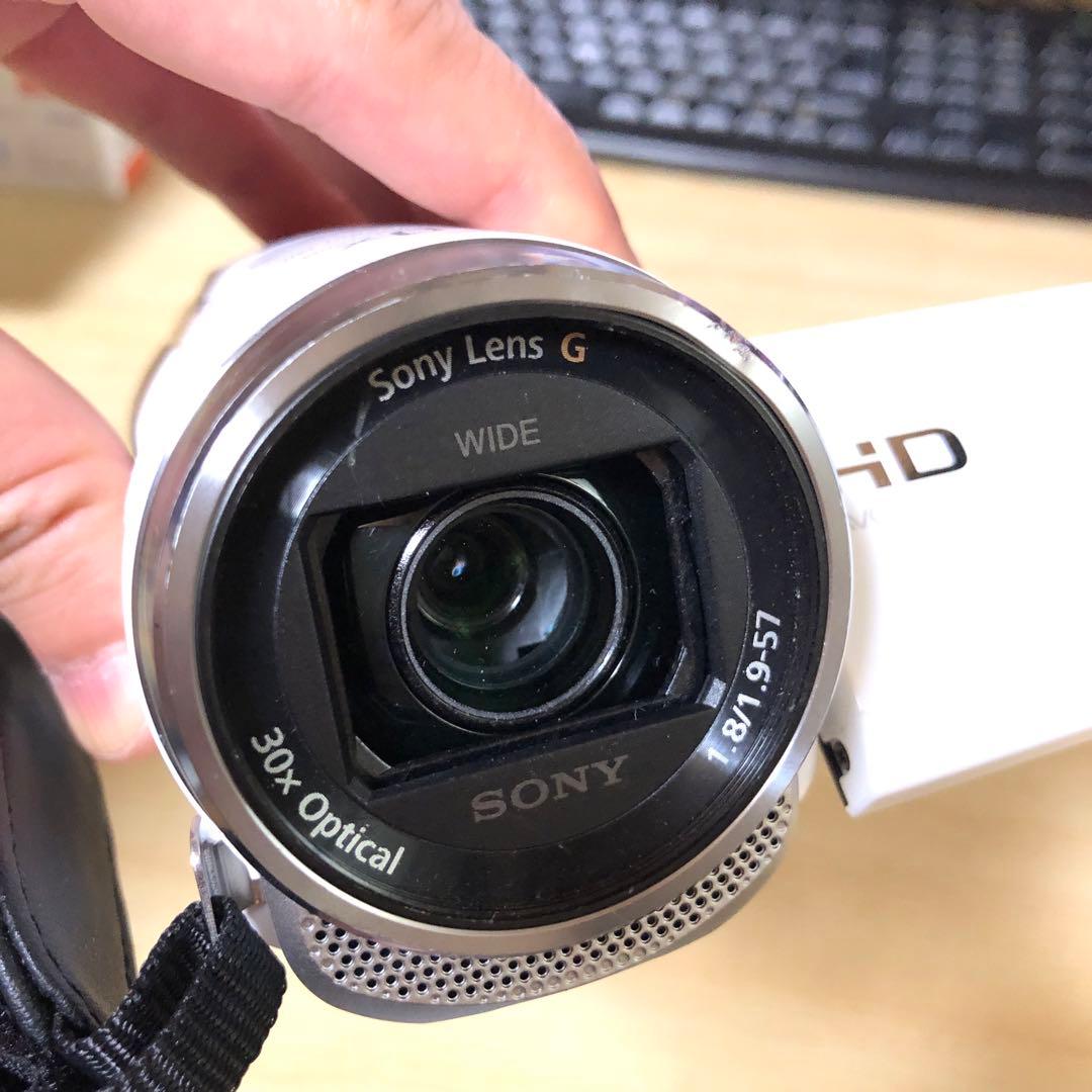SONY HDR-CX680 ホワイト ビデオカメラ 本体