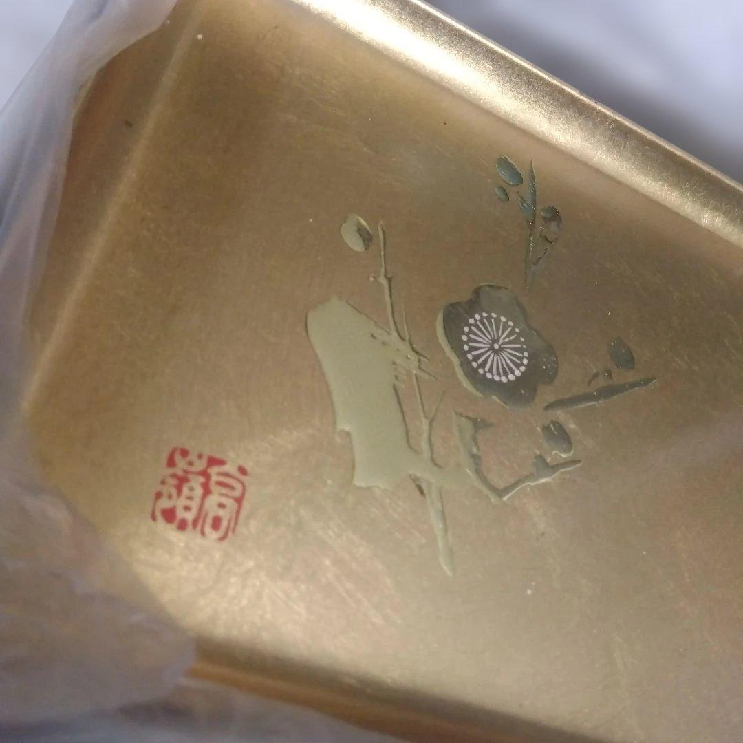 金箔工芸品　トレイ　ヴィンテージ