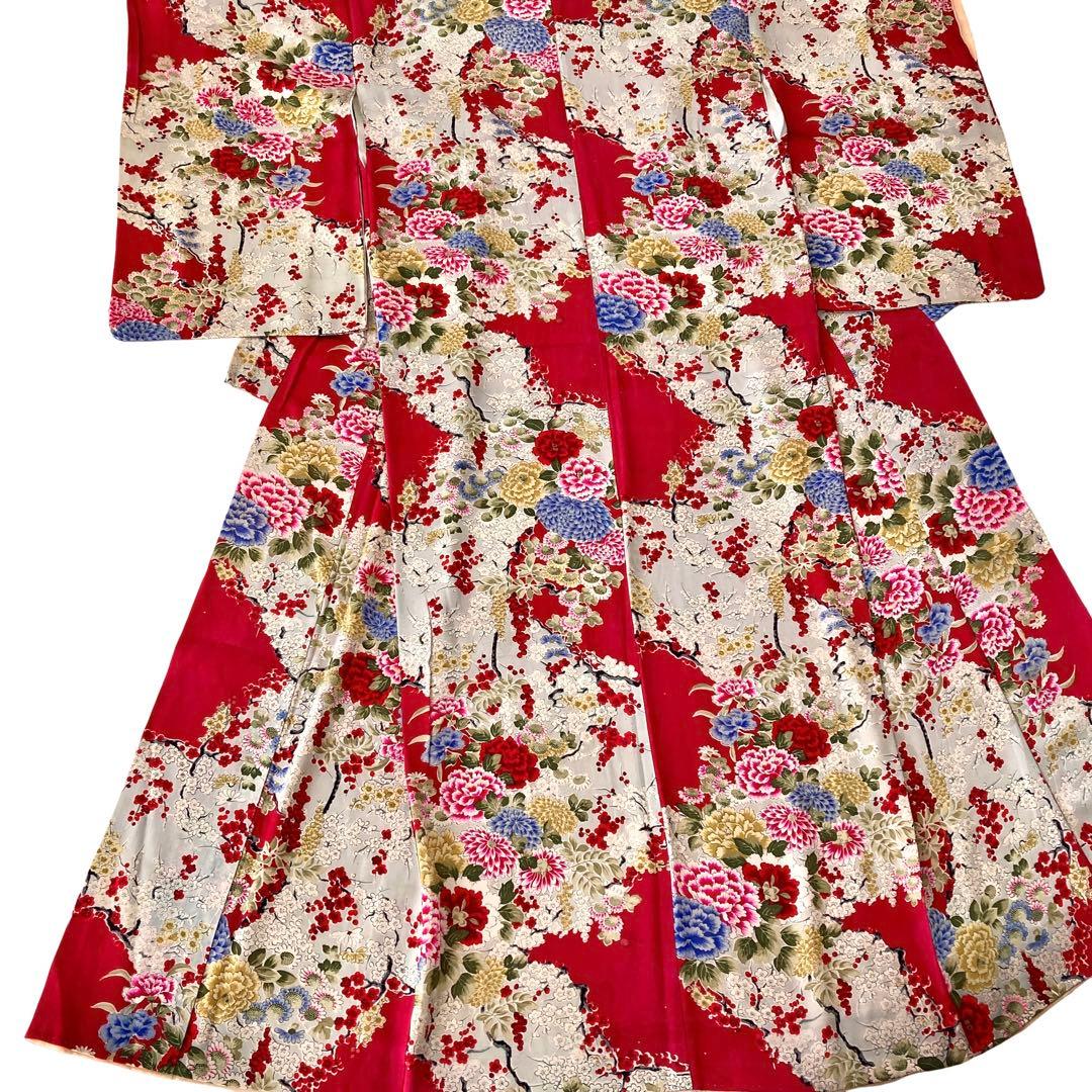 ★ ❤︎ ChoRi ❤︎です★アンティーク着物　ジュニア　大人　着物　NO1