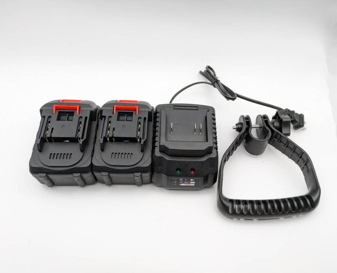 使用品 電動除雪機 専用バッテリー2個+専用充電器付き 除雪機 折りたたみ式