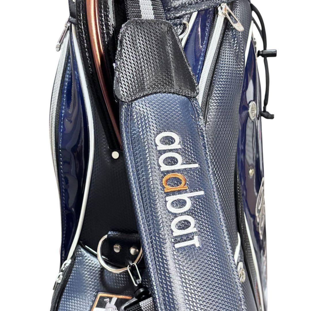 アダバット adabat キャディバッグ 高級感 エンブレム 9.5型