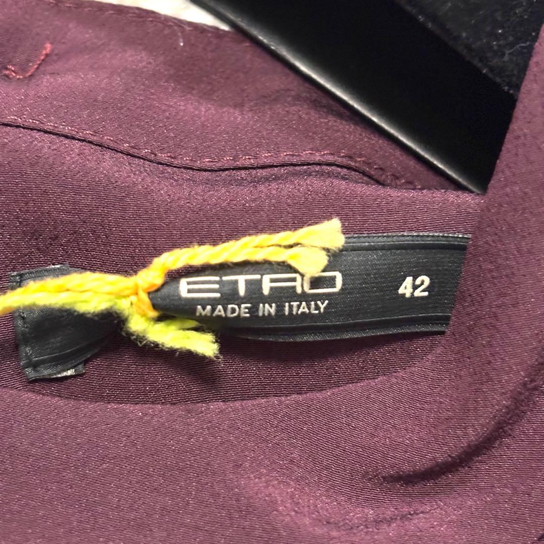 新品タグ付✨ シルク 100%✨ ETRO エトロ ブラウス Aライン シャツ
