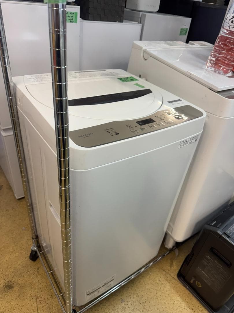 (4038)SHARP　シャープ　洗濯機 6KG ES-G6E-T 2020年製