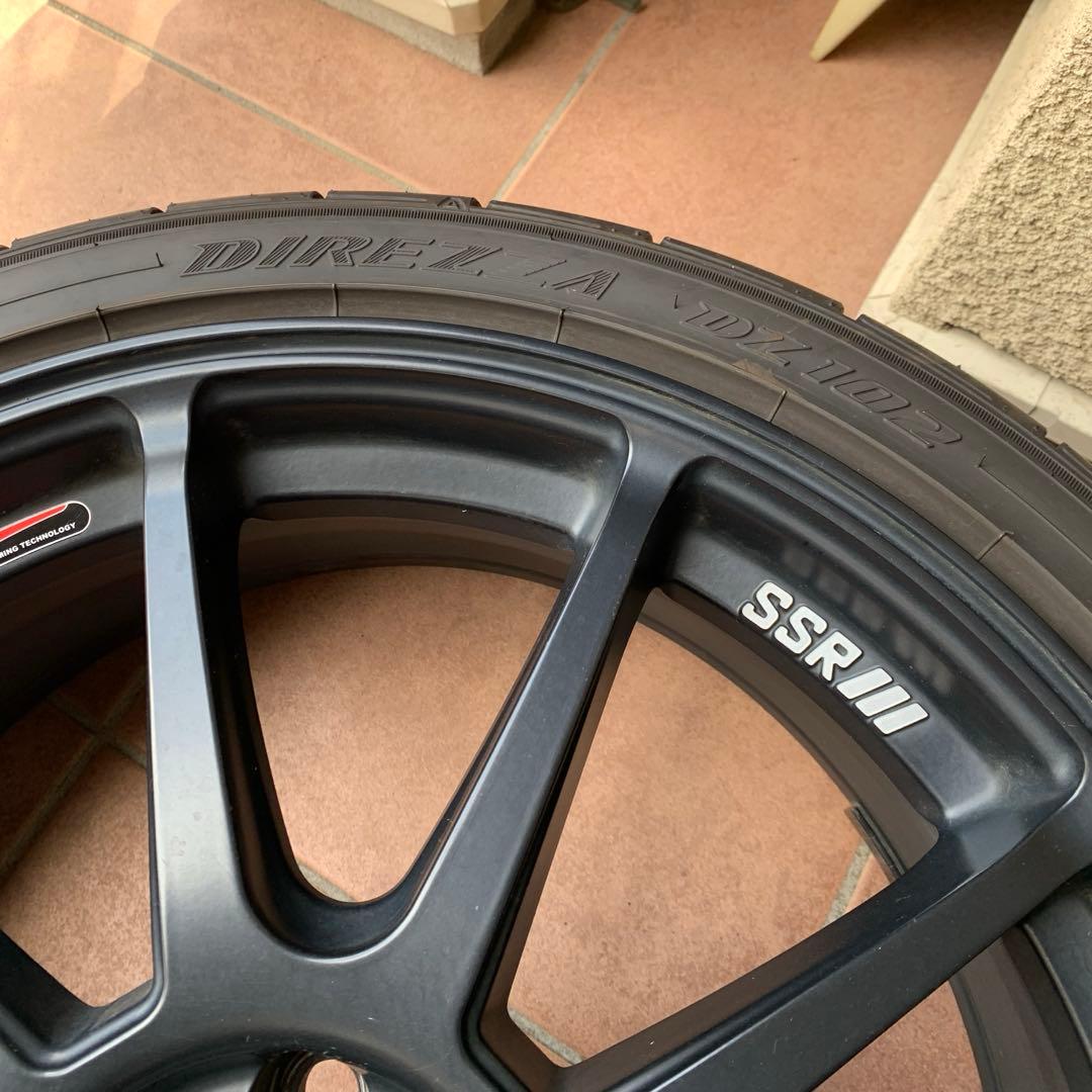 SSR GTV02 1875+48 5/100・ダンロップDZ102 4本セット