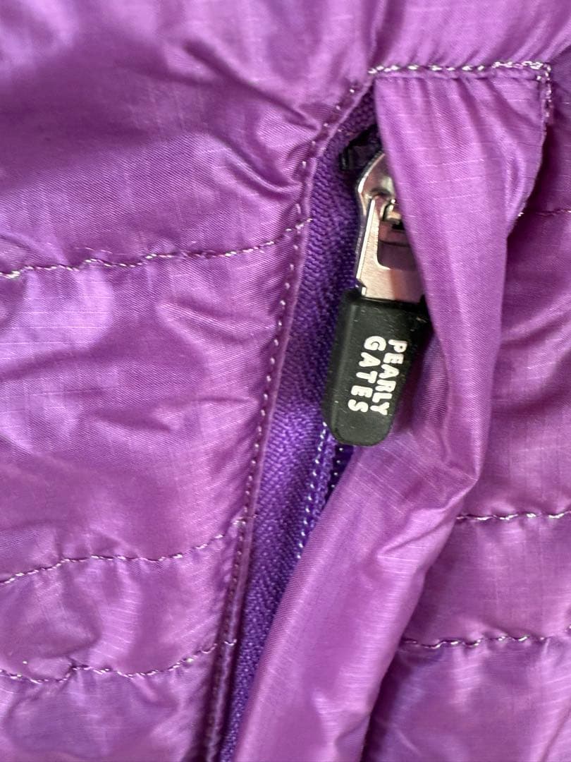 PEARLY GATES 2WAY リバーシブル ジャケット 黒、紫　ベスト