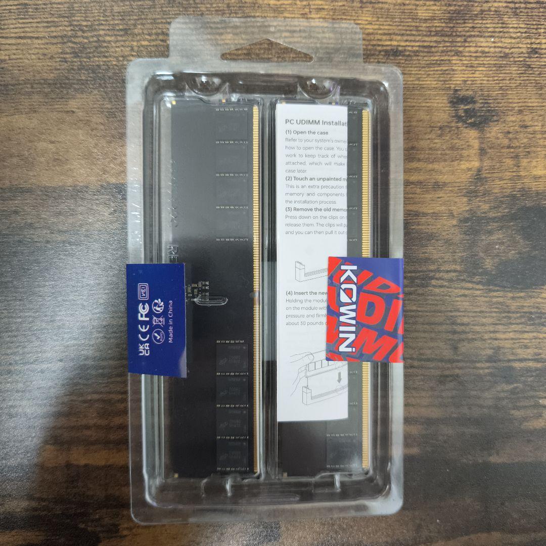 新品 KOWIN DDR5-5600 micronチップ 32GBx2 64GB