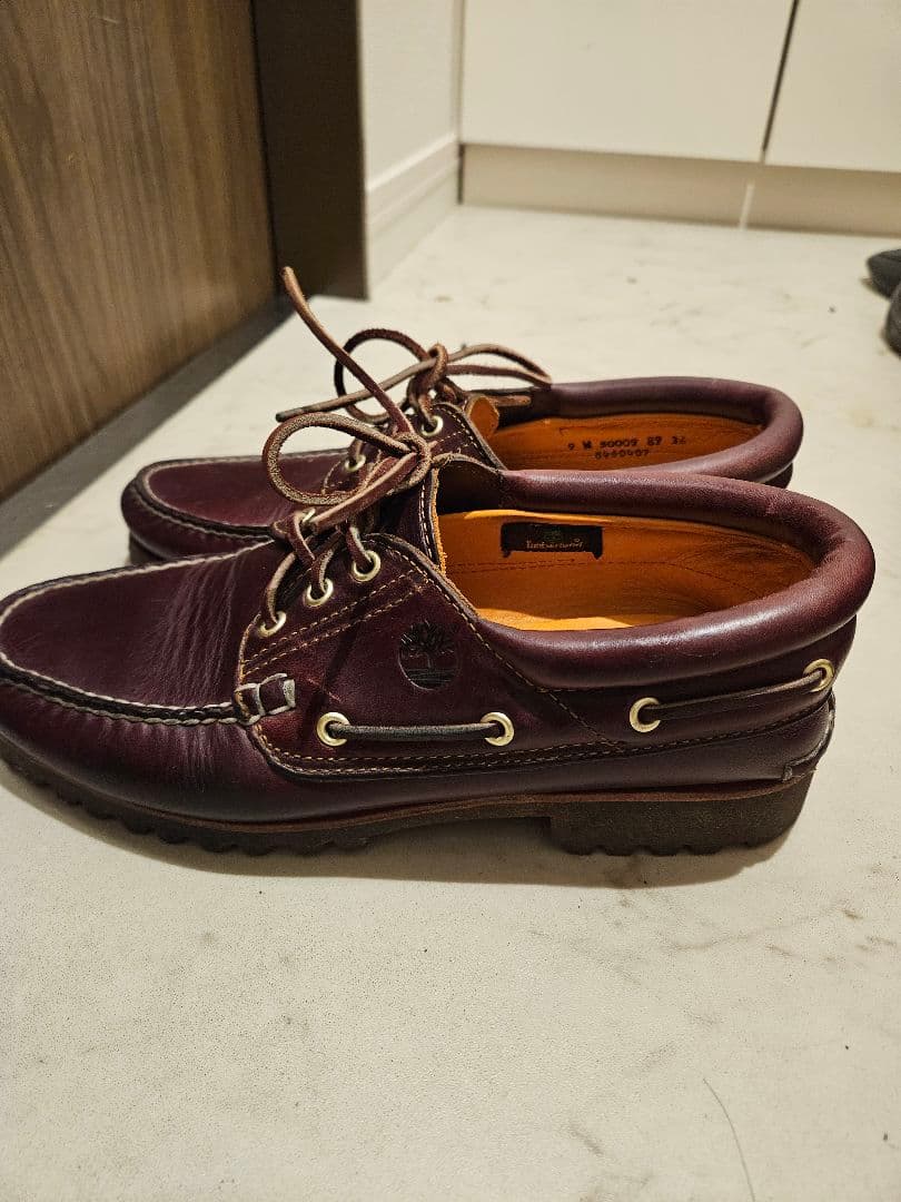 ティンバーランド 3eye クラシックラグ US9 バーガンディ 50009