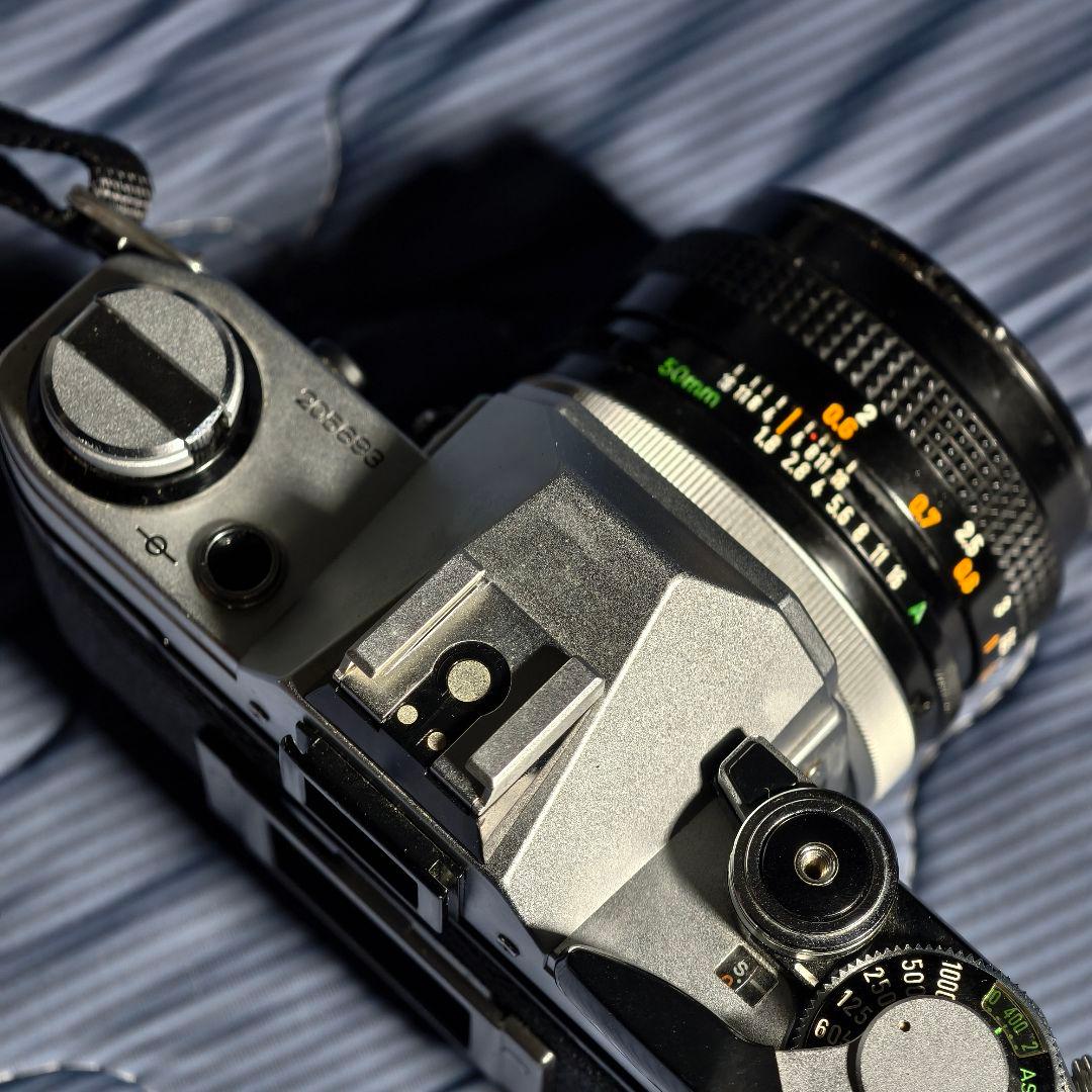 フィルムカメラ Canon AE-1 + FD 50mm f1.8