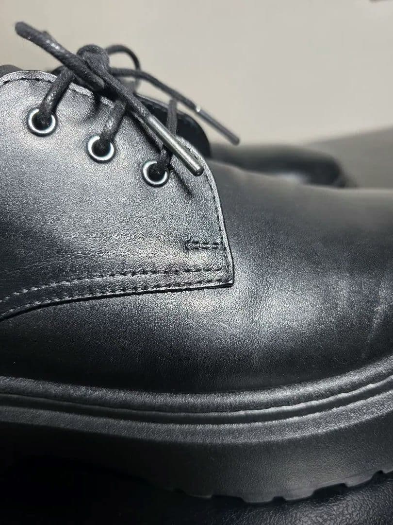 美品 FILLIN 7センチUP / UNOS ダービー シューズ 27 黒