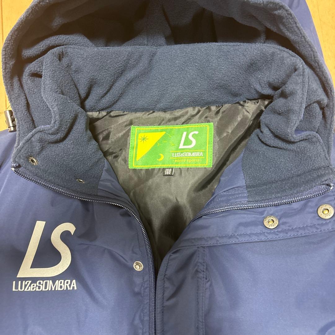 【美品】ルースイソンブラ　サッカーベンチコート150-160 ネイビー紺